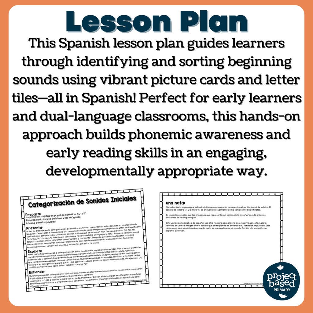 Spanish Beginning Sound Sort