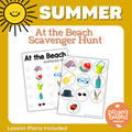 Summer At the Beach Scavenger Hunt