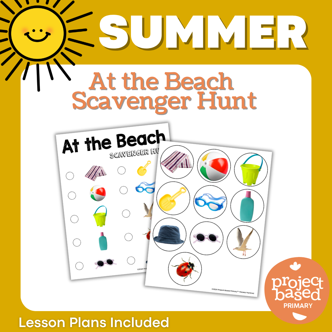 Summer At the Beach Scavenger Hunt