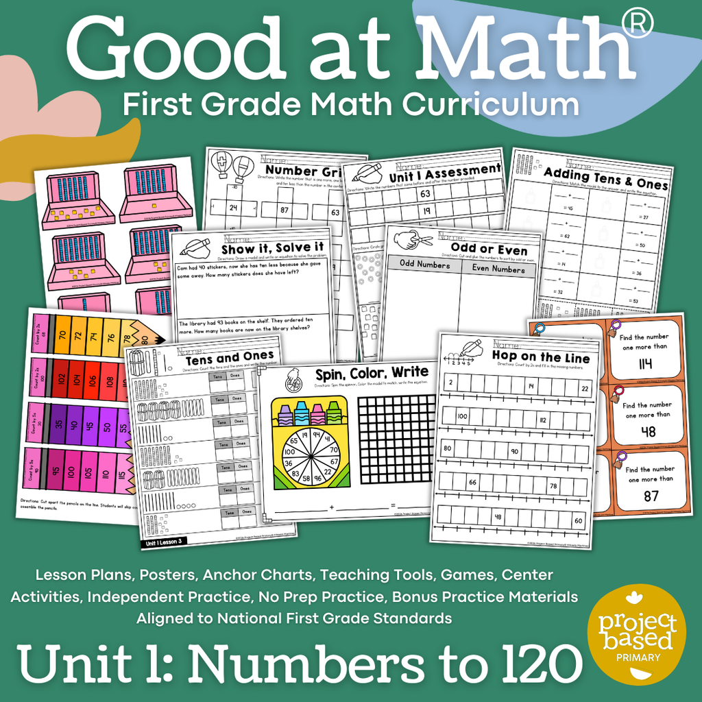 Good at Math® First Grade Unit 1: Numbers to 120
