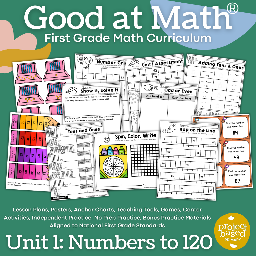 Good at Math® First Grade Unit 1: Numbers to 120