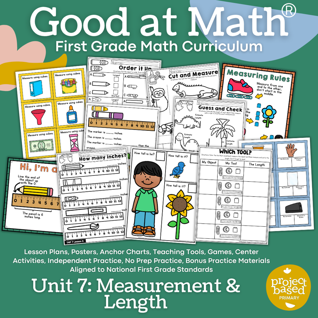 Good at Math® First Grade Unit 7: Measurement & Length