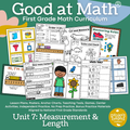 Good at Math® First Grade Unit 7: Measurement & Length