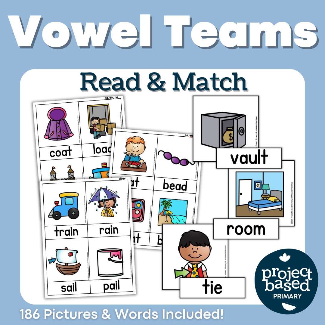Vowel Teams Read and Match